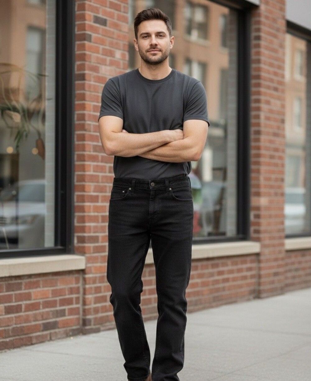 Carhartt BD2804-M Relaxed Fit Rugged Flex Men's 30x32 Denim Black Jeans